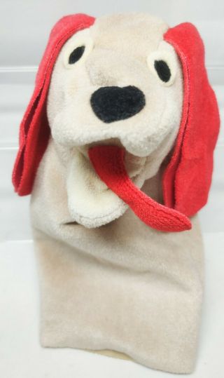 Baby Einstein Pavlov The Dog Hand Glove Puppet Baby Mozart Brown Red Ears Tongue