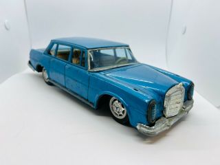 Mercedes 600 Tin Or Pressed Steel By Cragstan Yonezawa,  Made In Japan 10.  5 "