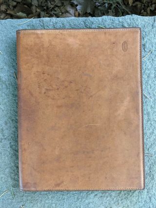 Hartmann Belting Leather Folio Executive Business Writing Portfolio Vintage 4700