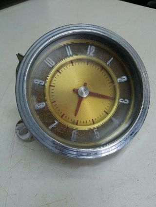 1946 Ford Car Waltham Dash Clock Vintage