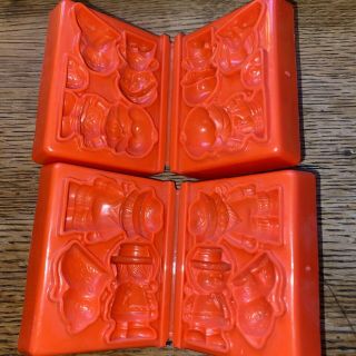 Vintage Care Bears And Strawberry Shortcake Molds