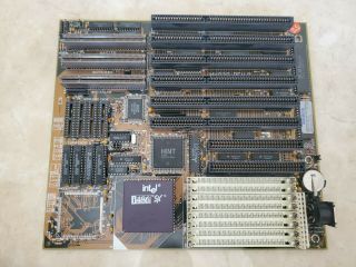 Vintage Motherboard Intel I486sx Processor.