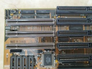 Vintage motherboard Intel i486SX processor. 3