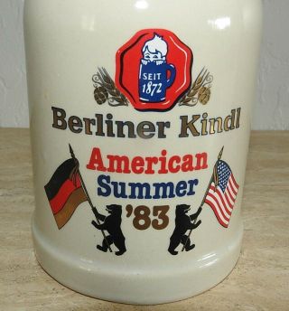 Vintage Berliner Kindl Stonewear Mug 