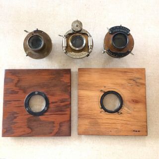 A Group Of 5 Vintage Camera Lenses