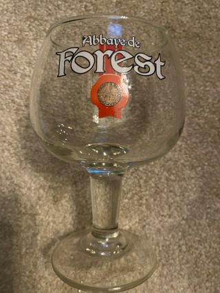 Abbaye De Forest Beer Glass Belgian Blonde