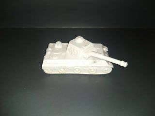 Vintage Marx Desert Fox - Battleground Playset Light Grey German Tanks