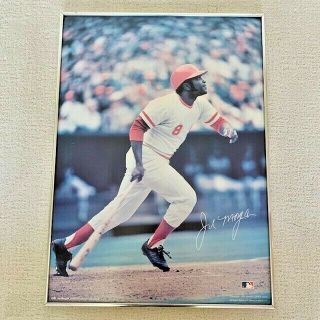 Joe Morgan Cincinnati Reds Vintage Sga Poster 1978 21.  25 " X 29.  25 "