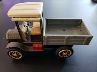 Vintage Japan Friction Pressed Tin Toy Car Ford Model T Friction Truck