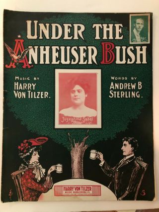1903 Anheuser Bush Beer Sheet Music