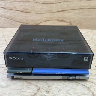 Vtg Sony Betamax Beta Video Cassette Tape Winder Rewinder Eraser Be - V50 -