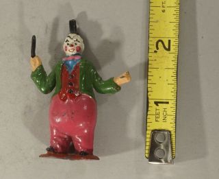 Vintage Lead Toy Circus Clown Figure (inv.  No.  137)