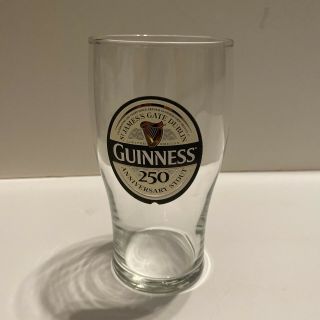 Guinness 250th Anniversary Stout Pint Glass -