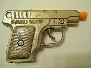 Old Kenton Toys Police Chief Cast Iron Cap Gun