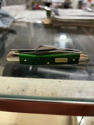 Case Cutlery John Deere Medium Green Bone Stockman Folding Pocket Knife 15746