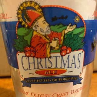 Saint Arnold Christmas Ale Texas Oldest Craft Brewery Houston Pint Beer Glass