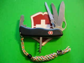 Ntsa Swiss Army Victorinox Multifunction Pocket Knife 111mm " Onehand Fireman "