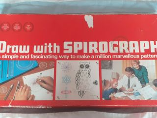 Vintage Spirograph.  Denys Fisher.  Very.  Complete 1967