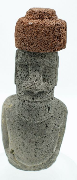 Easter Island Rapa Nui Stone Carved Moai Souvenir