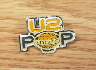 Vintage 1997 U2 Popmart Tour Collectible Memorabilia Concert Pin / Tac / Lapel
