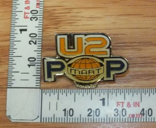 Vintage 1997 U2 Popmart Tour Collectible Memorabilia Concert Pin / Tac / Lapel 3