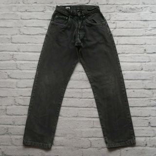 Vintage 90s Stussy Big Ol Jeans Made In Usa Black Denim