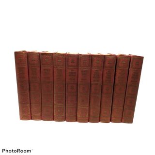 Rudyard Kipling 1930 Punjab Edition Vintage 10 Volume Set Standard Book Company