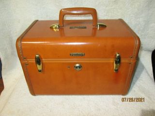 Vintage Samsonite Travel Train Cosmetic Case Shwayder Bros.  4912 With Tray