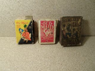 Grab Bag Of Old Maid Cards Mcloughlin Russell Whitman Vintage