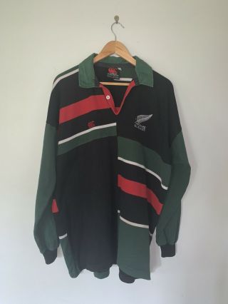 Vintage 90s Zealand All Blacks Jersey Size Xxl