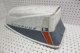 1961 - 1963 Evinrude 10hp Sportwin Outboard Motor Cover Cowling Cowl Decor Vintage