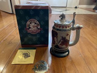 Cb - 14 2000 Anheuser - Busch Born To Greatness Collectors Club Membership Stein