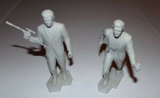 1966 Marx Man From U.  N.  C.  L.  E.  Napoleon Solo & Illya Kuryakin 6 " Figures