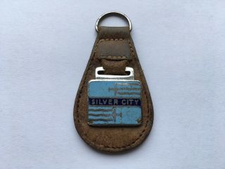 C1960s Vintage Silver City (cross Channel Air Ferry) Advertising Keyring/fob