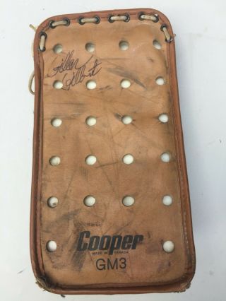 Vintage Cooper Weeks Gm3 Hockey Goalie Blocker Glove Mitt Gilles Gilbert