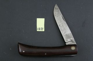 Rich.  Arb.  Herder,  Solingen,  Germany,  Wood Handle Folding Pocket Knife 1833