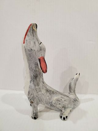 Hector Rascon Mexico - Wood Carving - 8 " Howling Coyote