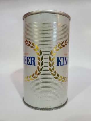 Kingsbeer 1970 Straight Steel Pull Tab Beer Can Dow Brewery OCOC Canada 3