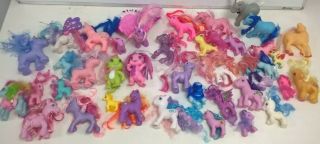 Bundle Of 40 My Little Ponies.  Mlp.  Small,  Medium And Large Mostly Era 2010 845