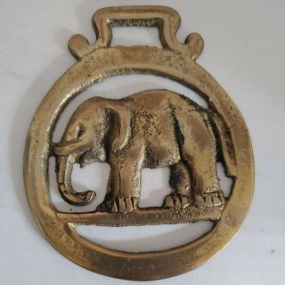 Solid Brass Can Bottle Opener With Elephant