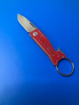 Sog Supreme Keytron Red Pocket Knife