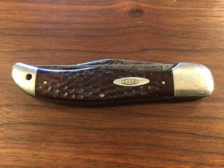Vintage 1940 - 1964 Case Xx 6265 Sab Large 2 Blade Redbone Folding Hunting Knife