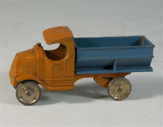 1930s Tootsietoy Die Cast Mack C - Cab Open Bed Truck In Fine Paint
