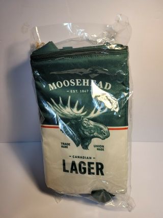 Moosehead Lager Thermal Cooler Beer Bag / Backpack Holds 24 Cans