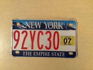 2007 York Atv License Plate