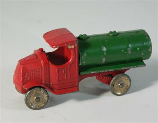 1930s Tootsietoy Die Cast Mack C - Cab Tanker Body Truck In Paint