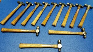 You Get All 12 Vintage Bluepoint 8oz Hammers Bp8b Usa Ships Hand Tool Set