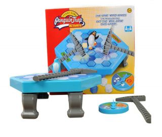 Save Penguin On Ice Game Penguin Trap Activate Funny Family Party Breaking Game