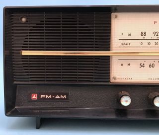 Rare Vintage 1963 Panasonic Receiver FM/AM Tube Radio / Model 740 3