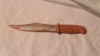 Vintage Davy Crockett Toy Rubber Knife